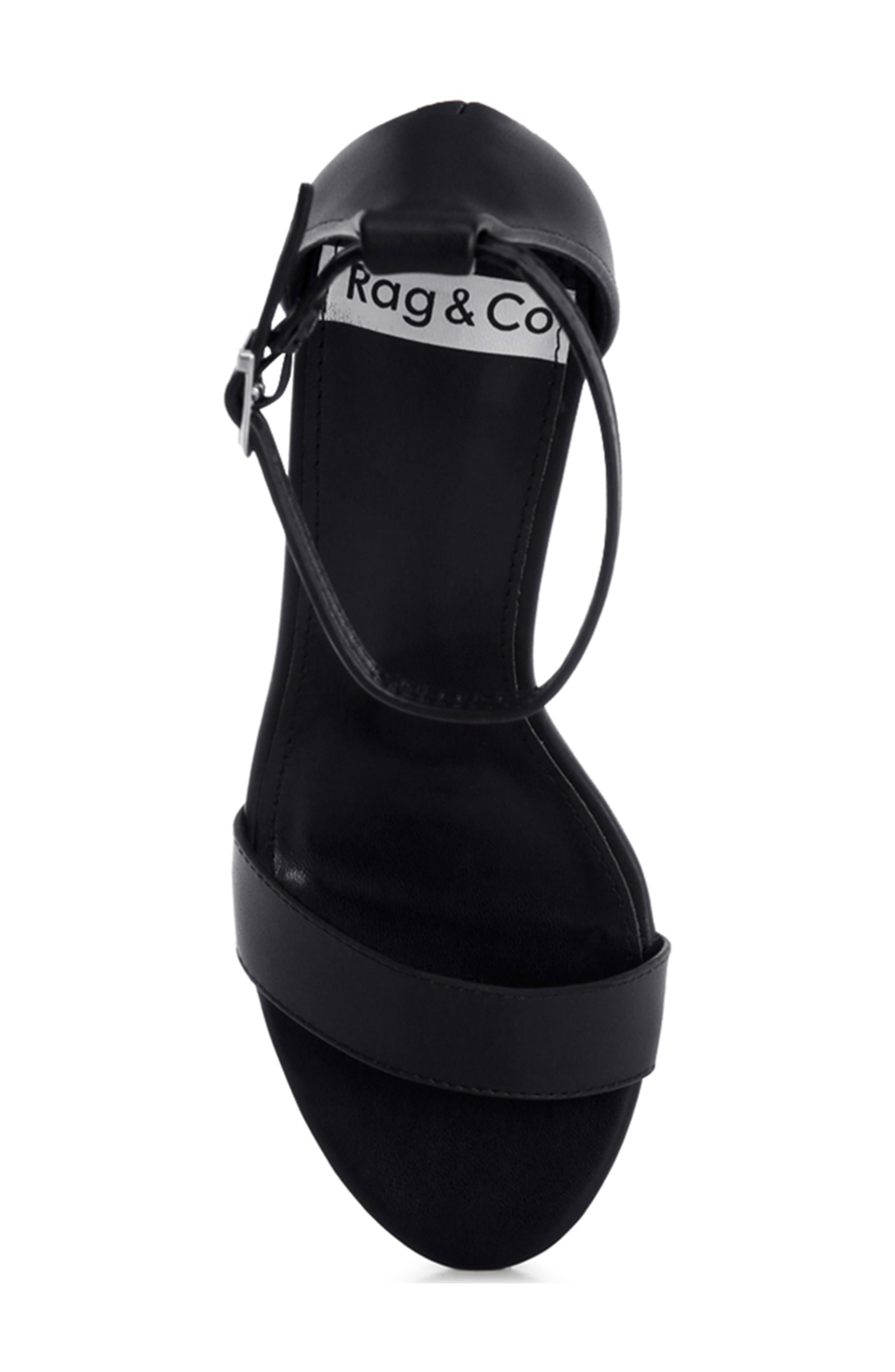 Rag & Co Pobora Wedge Sandal, Alternate, color, 