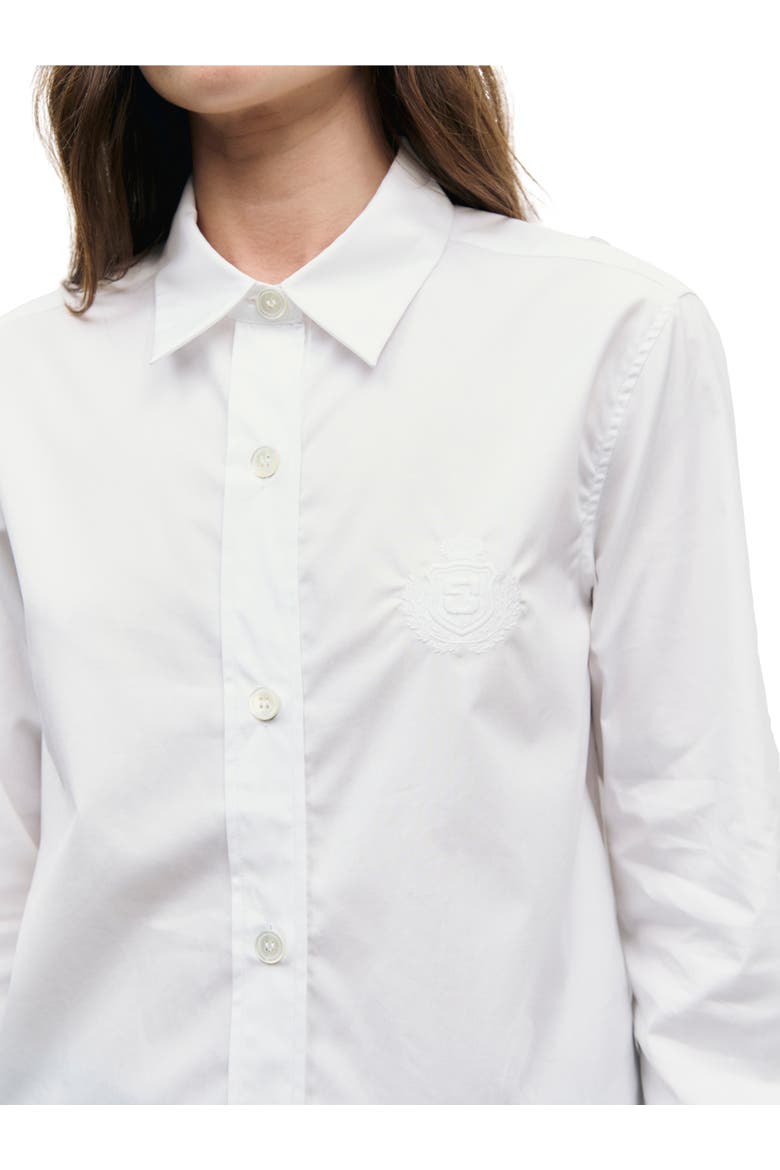 Luma Poplin Shirt, Alternate, color, White