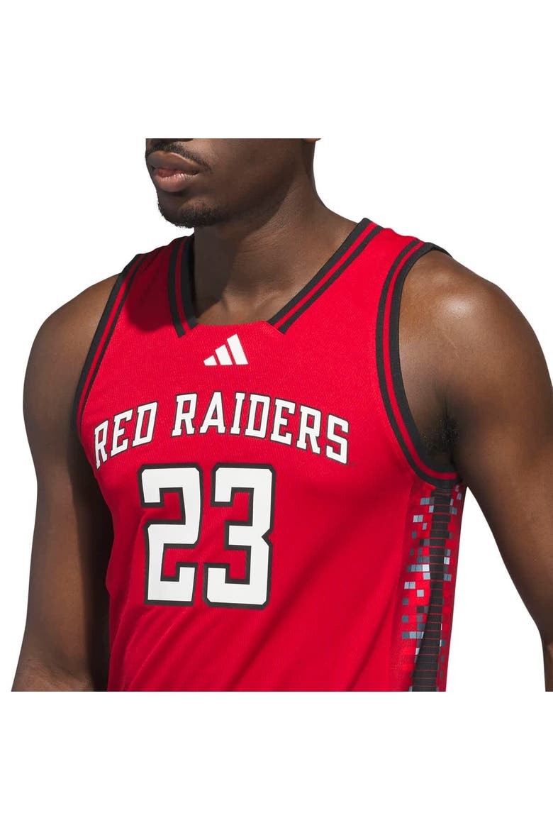 Men's adidas #23 Red Texas Tech Red Raiders Replica Swingman Jersey, Alternate, color, Red
