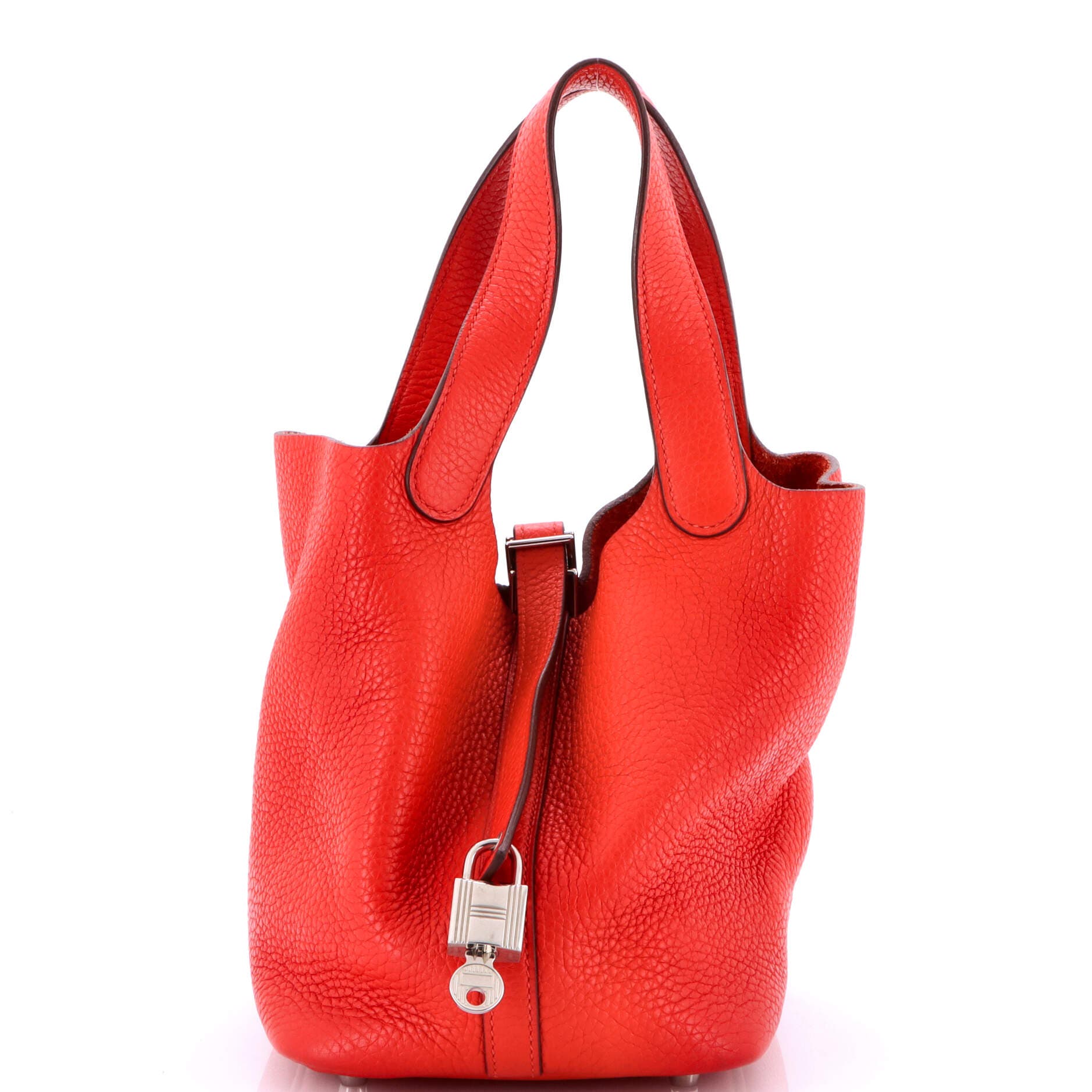 Pre-Owned Hermes Picotin Lock Bag Clemence PM, Main, color, 