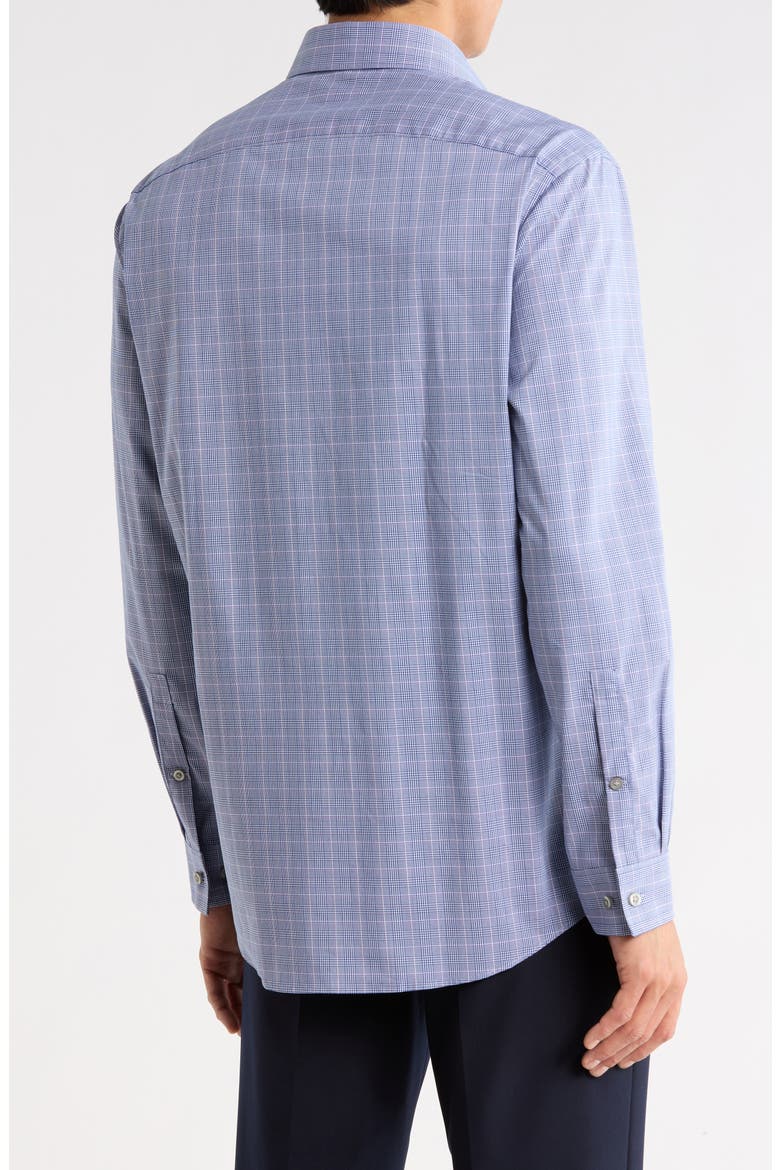 Slim Fit Stretch Cotton Dress Shirt, Alternate, color, GRANITE