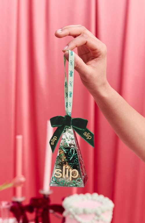 Slip Sweetie Pie Skinny Silk Pack Of Four Scrunchie Ornament In Multi