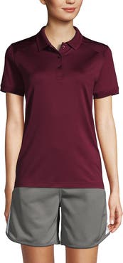 Lands' End School Uniform Young Short Sleeve Rapid Dry Polo Shirt