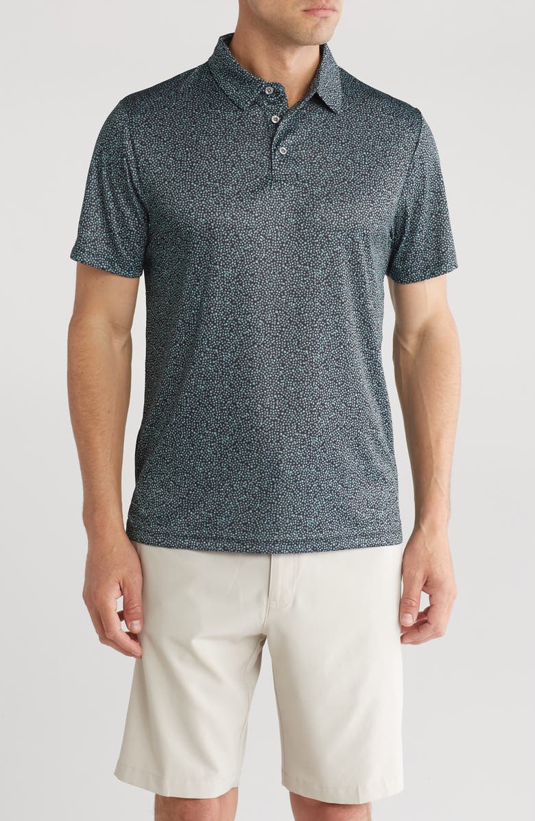 PGA TOUR Geo Print Golf Polo, Main, color, 
