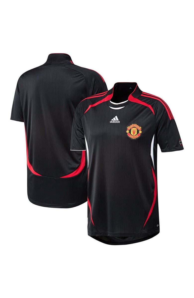 adidas Men's adidas Black Manchester United Teamgeist Jersey, Main, color,