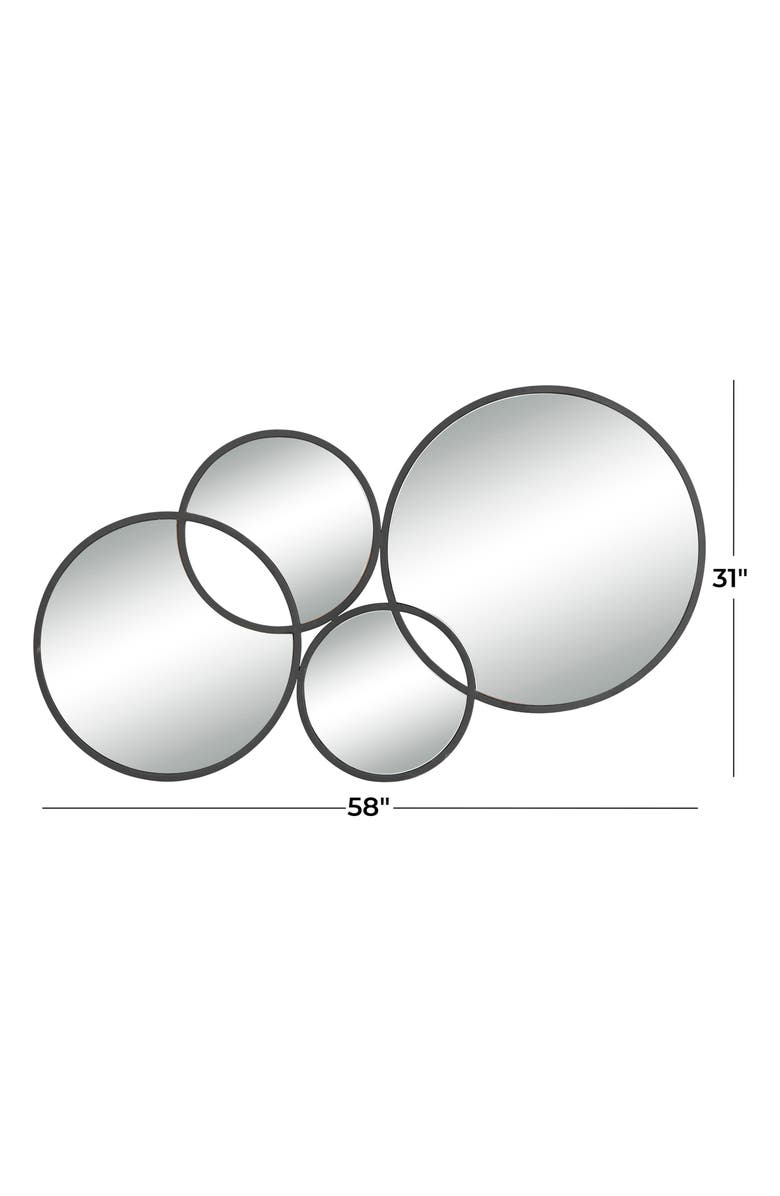 VIVIAN LUNE HOME Circle Cluster Wall Mirror, Alternate, color, 