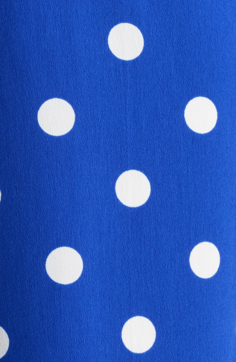 Anne Klein Abstract Print High Waist Pull-On Wide Leg Pants, Alternate, color, 