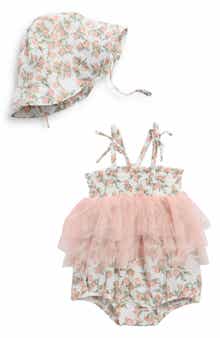 Jessica Simpson Kids' Bodysuit & Sunhat Set