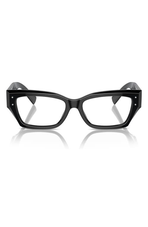 Dolce & Gabbana Dolce&gabbana 51mm Rectangular Reading Glasses In Black