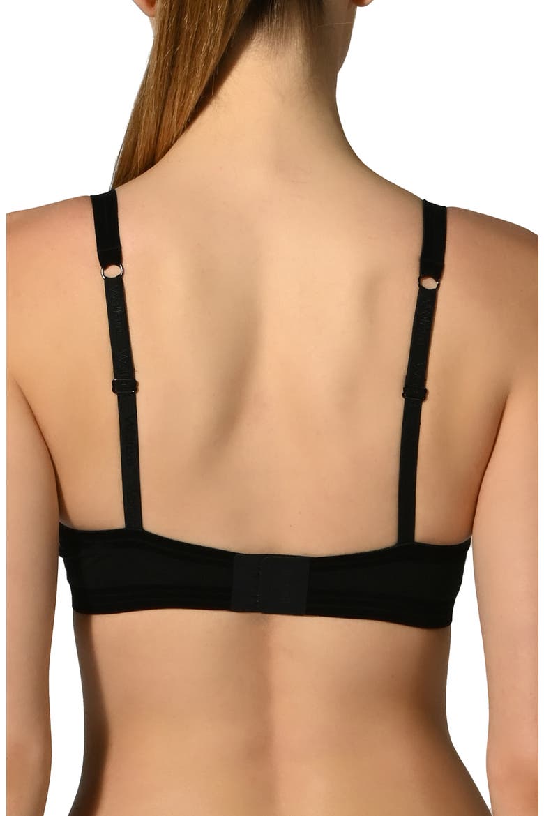 Contour Skin 3W Wireless Bra, Alternate, color, BLACK