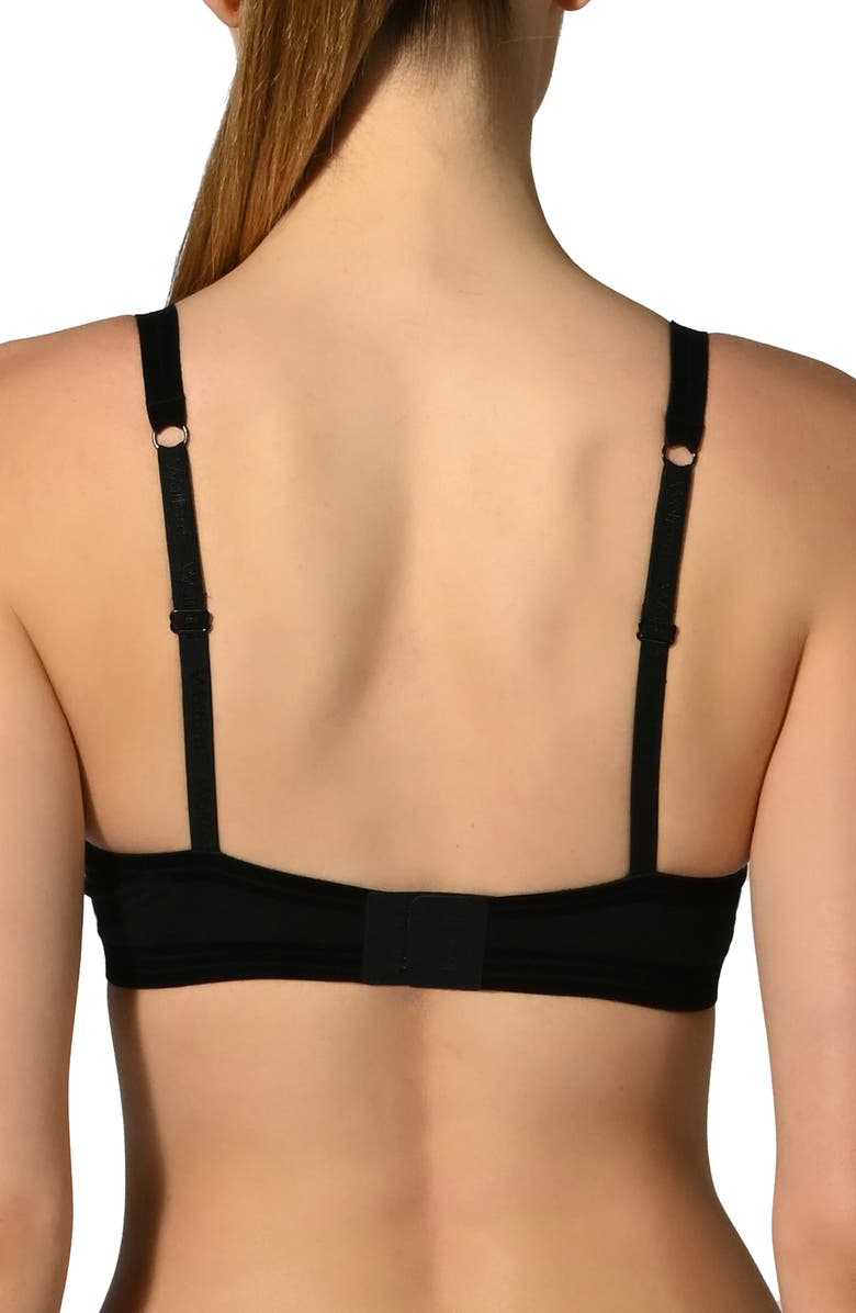 Wolford Contour Skin 3W Wireless Bra, Alternate, color, Black