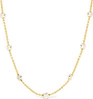 Sterling Forever Rumor Cubic Zirconia Station Necklace