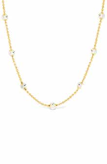 Sterling Forever Rumor Cubic Zirconia Station Necklace