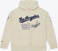 Mitchell & Ness Men's Mitchell & Ness Cream Los Angeles Dodgers Yacht Rock Fleece Hoodie