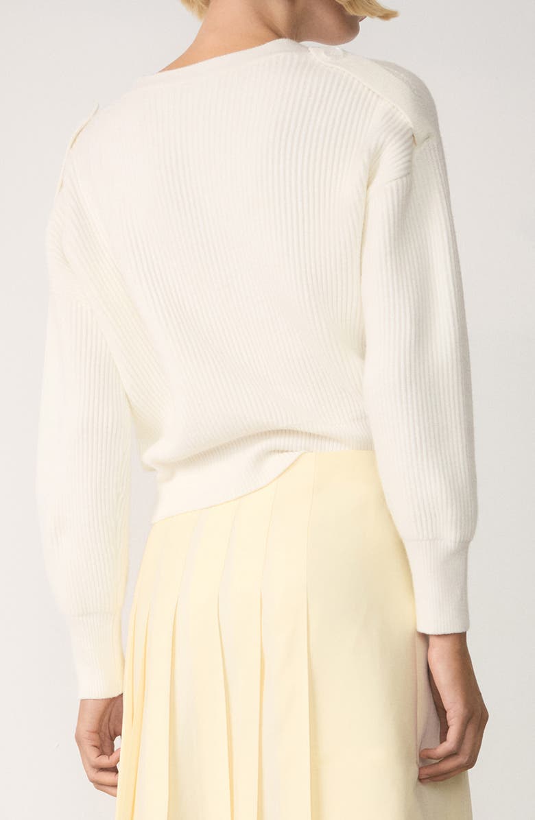 MANGO Button Tab Strap Cardigan, Alternate, color, 