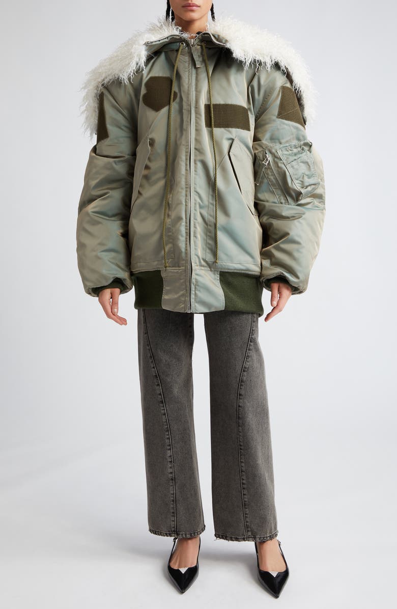 Vaquera Twisted Seam Wide Leg Jeans, Alternate, color, 