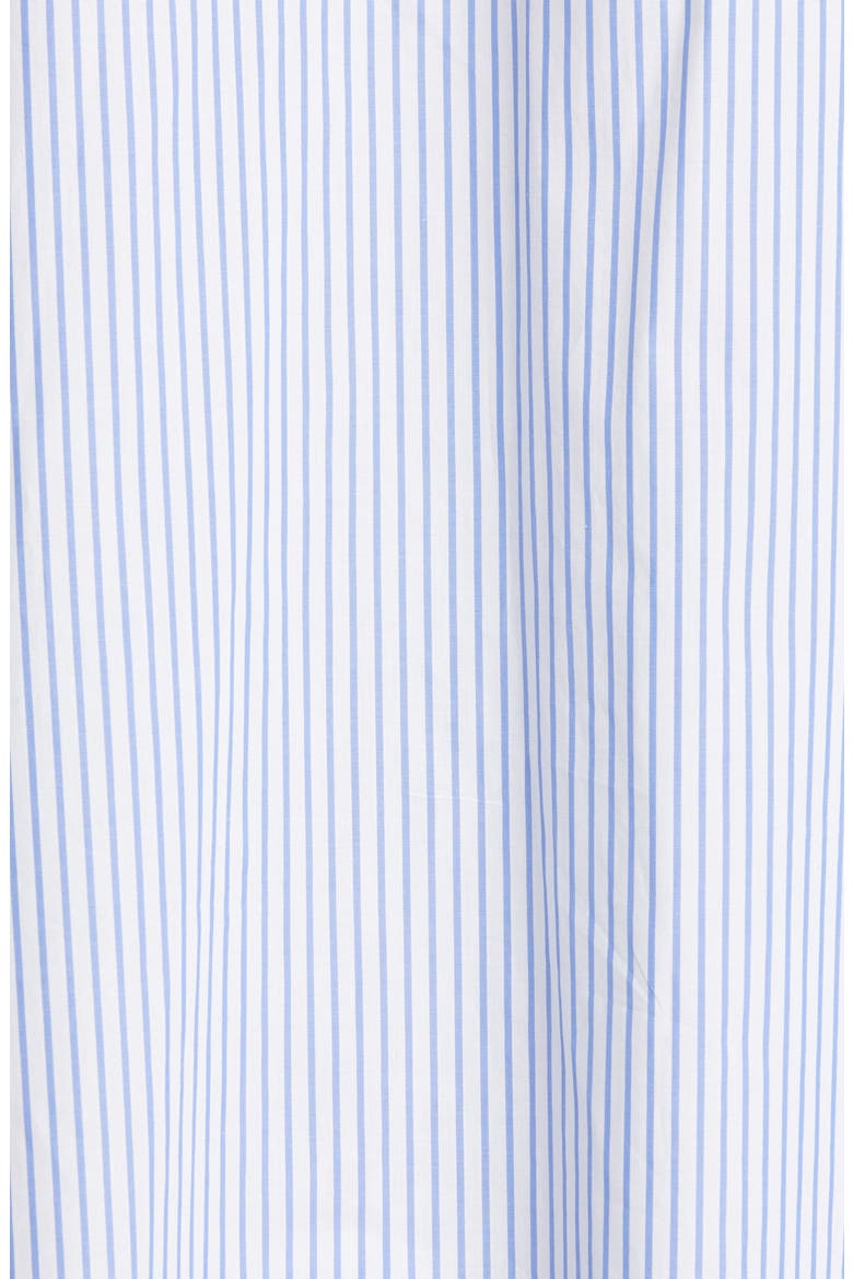 Stripe Cotton Button-Down Shirt, Alternate, color, WHITE/ BLUE