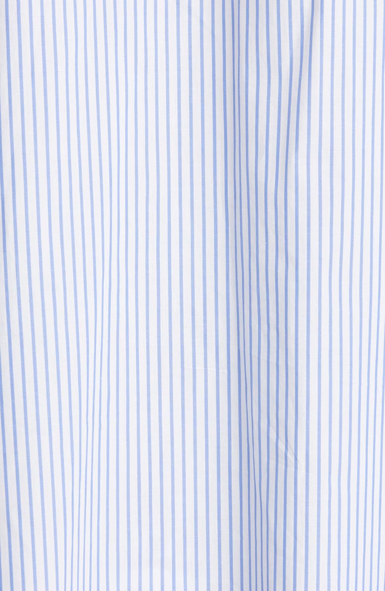Balenciaga Stripe Cotton Button-Down Shirt, Alternate, color, 