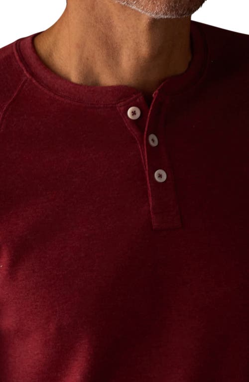 The Normal Brand Puremeso Everyday Henley In Red
