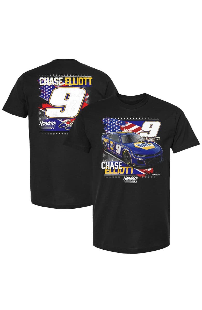 HENDRICK MOTORSPORTS TEAM COLLECTION Men's Hendrick Motorsports Team Collection Black Chase Elliott NAPA Patriotic Car T-Shirt, Main, color, Black