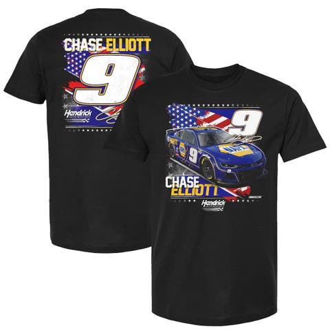 Men's Hendrick Motorsports Team Collection Black Chase Elliott NAPA Patriotic Car T-Shirt