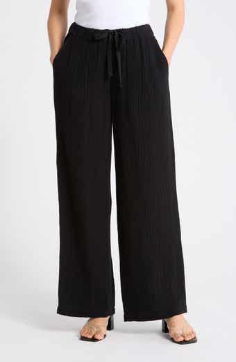 Eileen Fisher Organic Cotton Wide Leg Pants