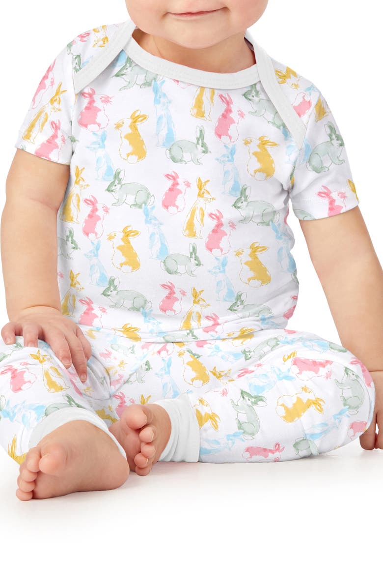 BedHead Pajamas Boo Boo Fitted Two-Piece Organic Cotton Jersey Pajamas, Main, color, 