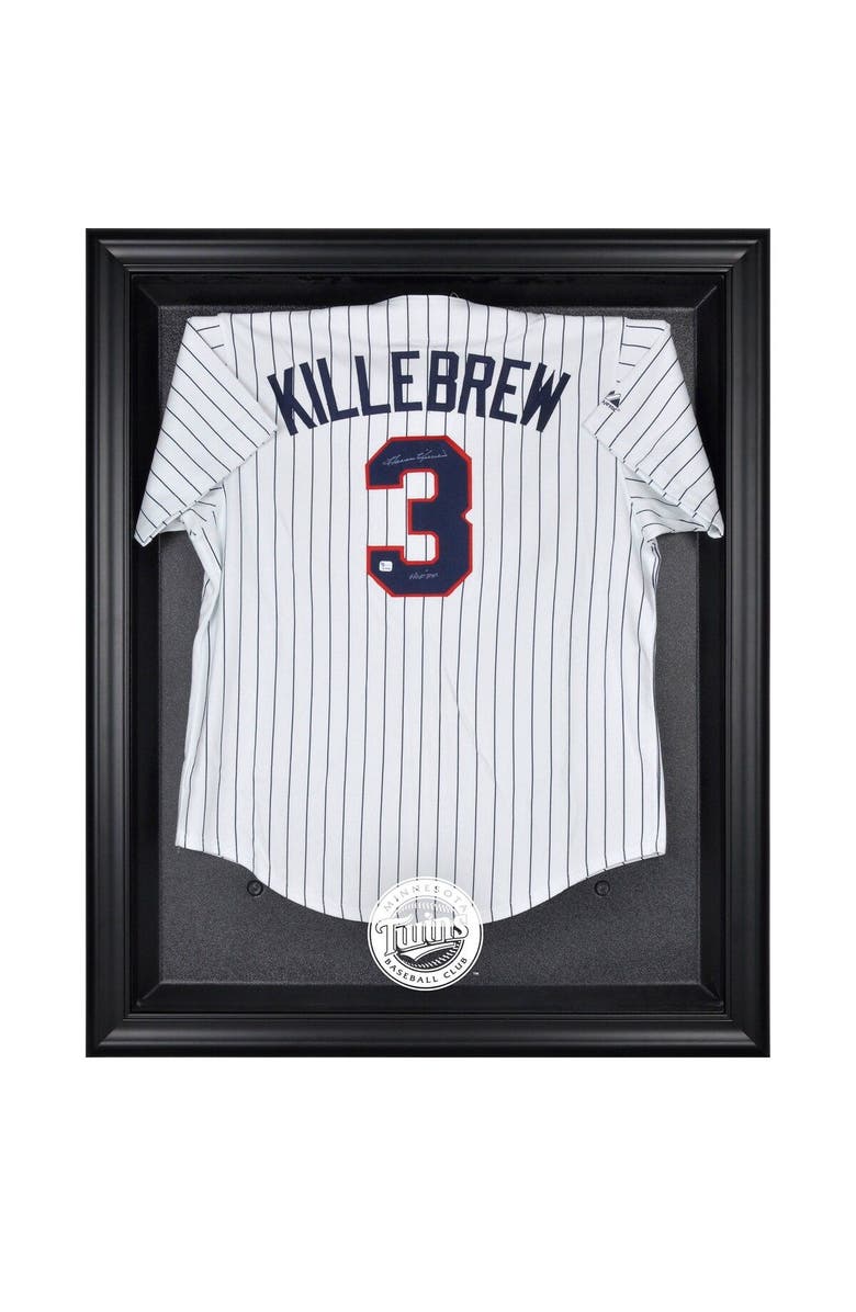 FANATICS AUTHENTIC Minnesota Twins Black Framed Logo Jersey Display Case, Main, color, 