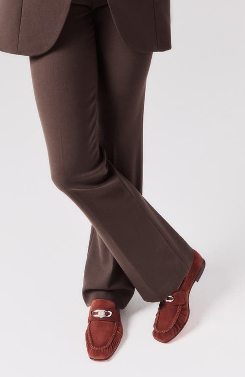 Christian Louboutin Mocallista Penny Loafer In Brown