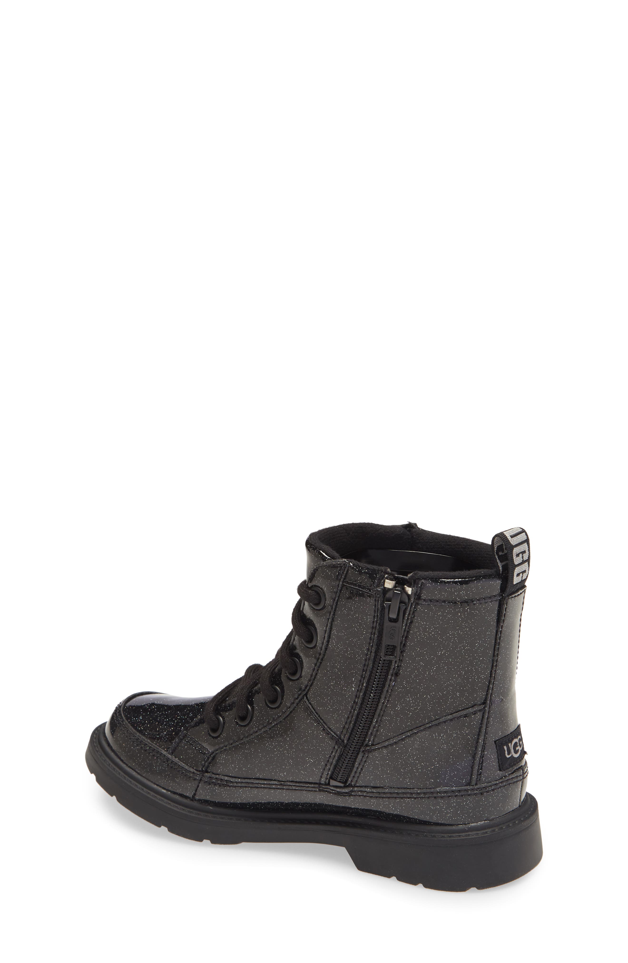 UGG<sup>®</sup> Robley Glitter Combat Boot, Alternate, color, 
