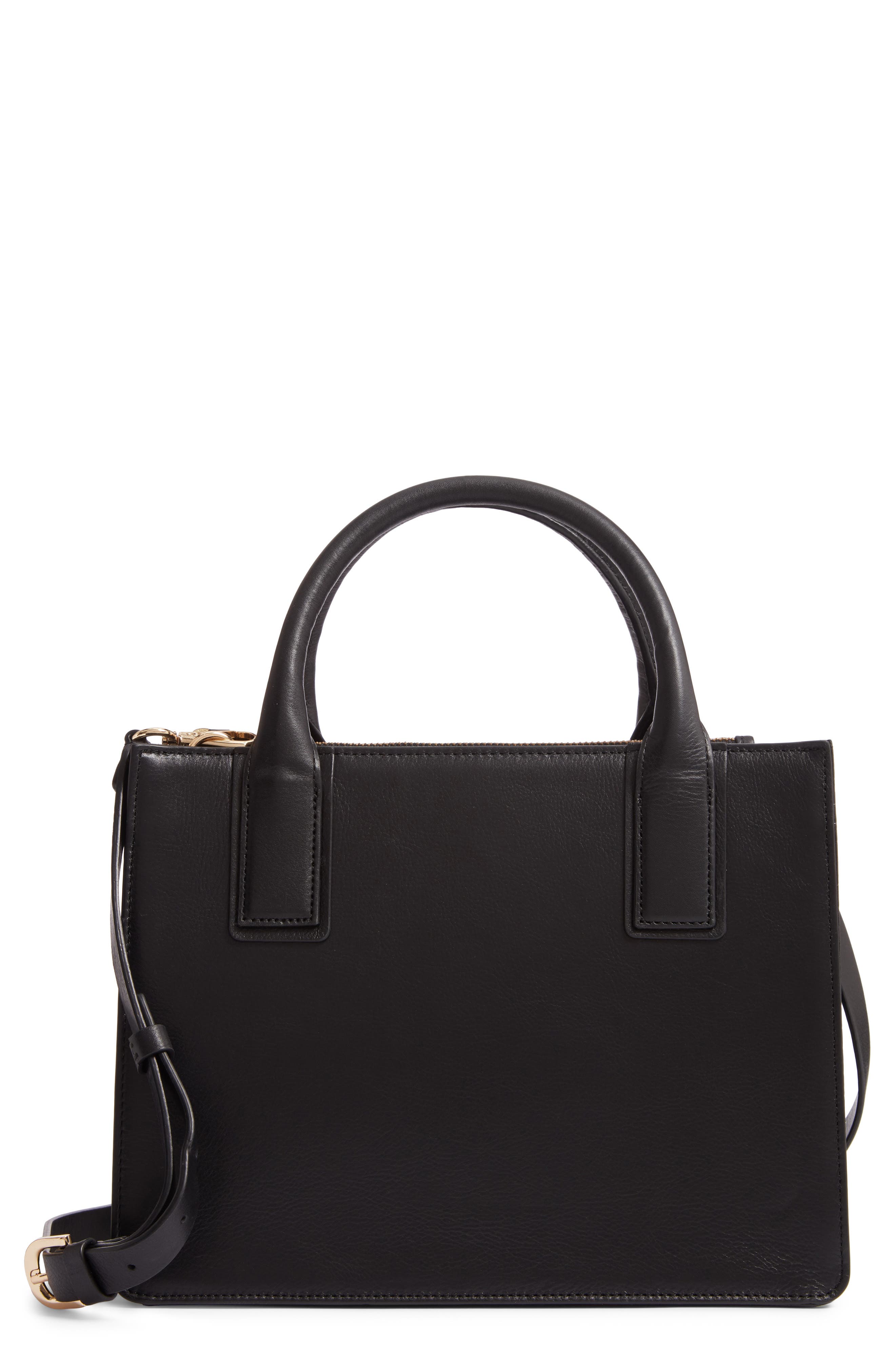 Nordstrom Concertina Leather Accordion Satchel, Main, color, 