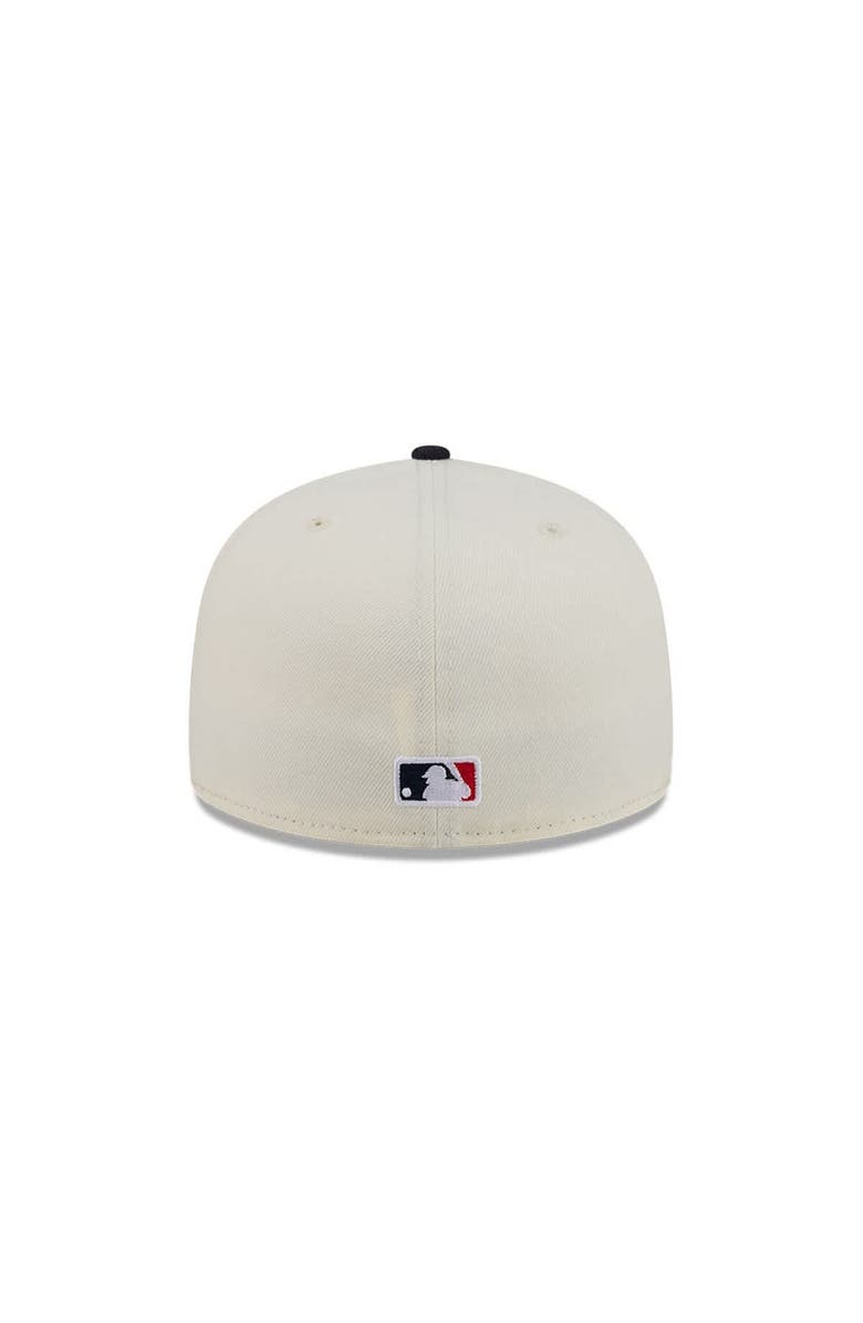 New Era Men's New Era  Cream/Navy Boston Red Sox Bullpen Cart 59FIFTY Fitted Hat, Alternate, color, Cream