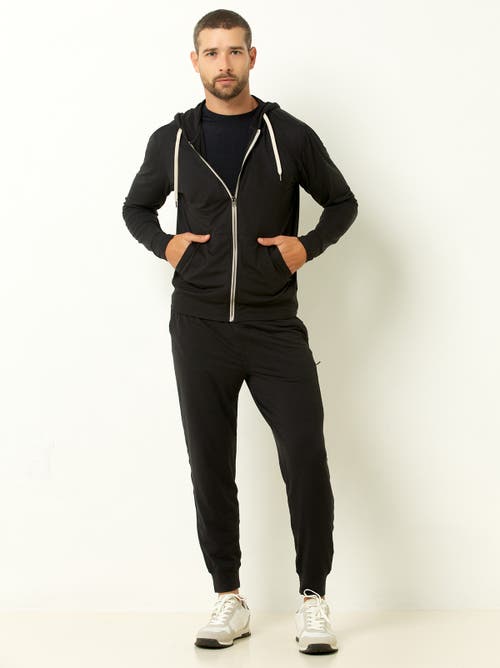 Single Stitch Everyday Drawstring Jogger In Black