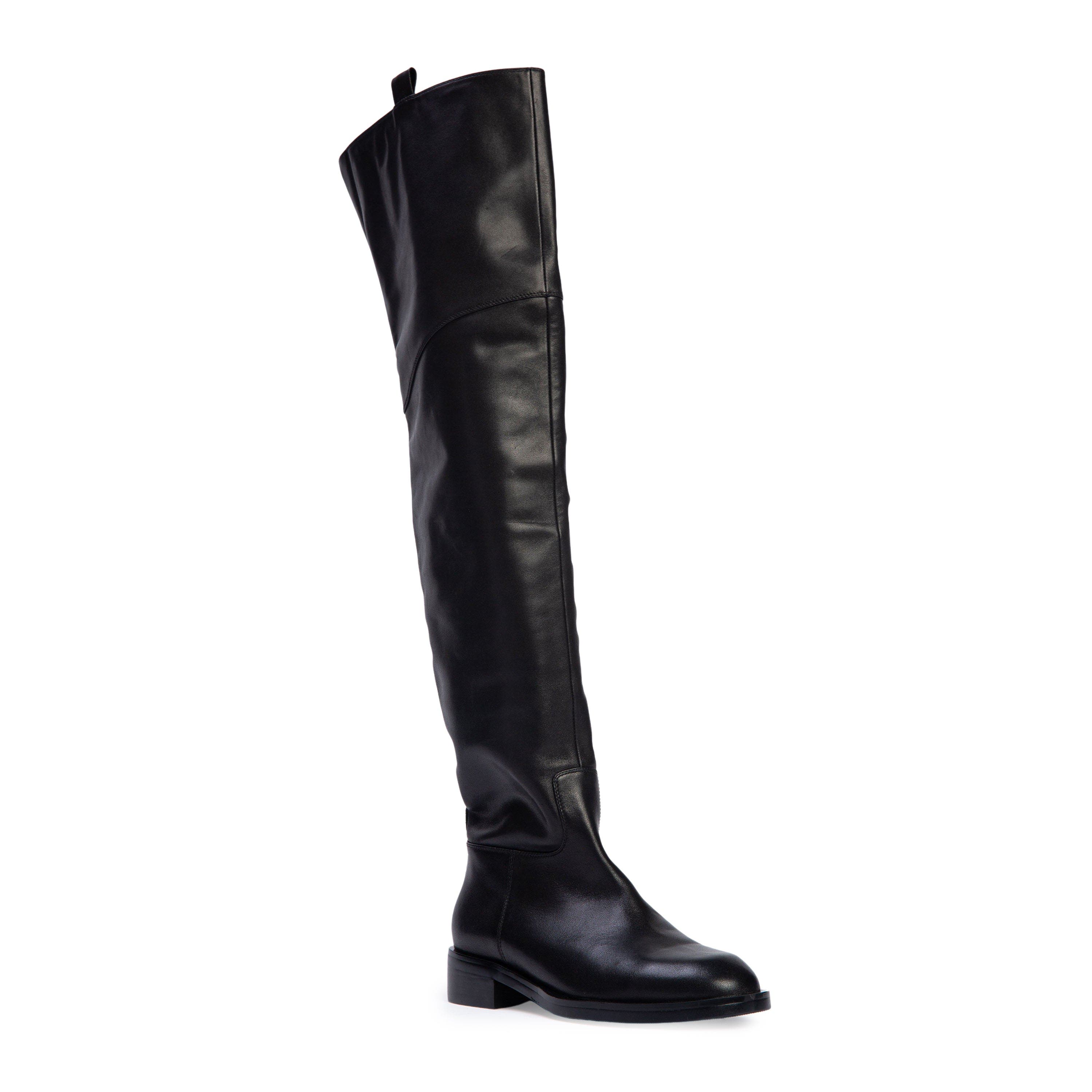 Piper Boot, Alternate, color, Black Leather