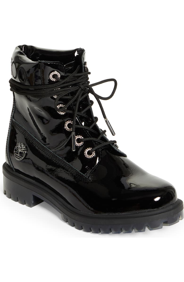 Jimmy Choo x Timberland Crystal Eyelet Convertible Shaft Boot, Alternate, color,