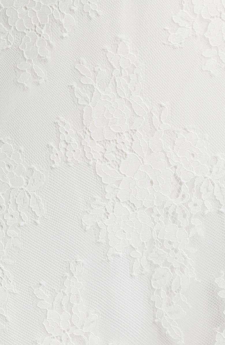 Hill House Home The Olympia Lace Maxi Skirt, Alternate, color, White