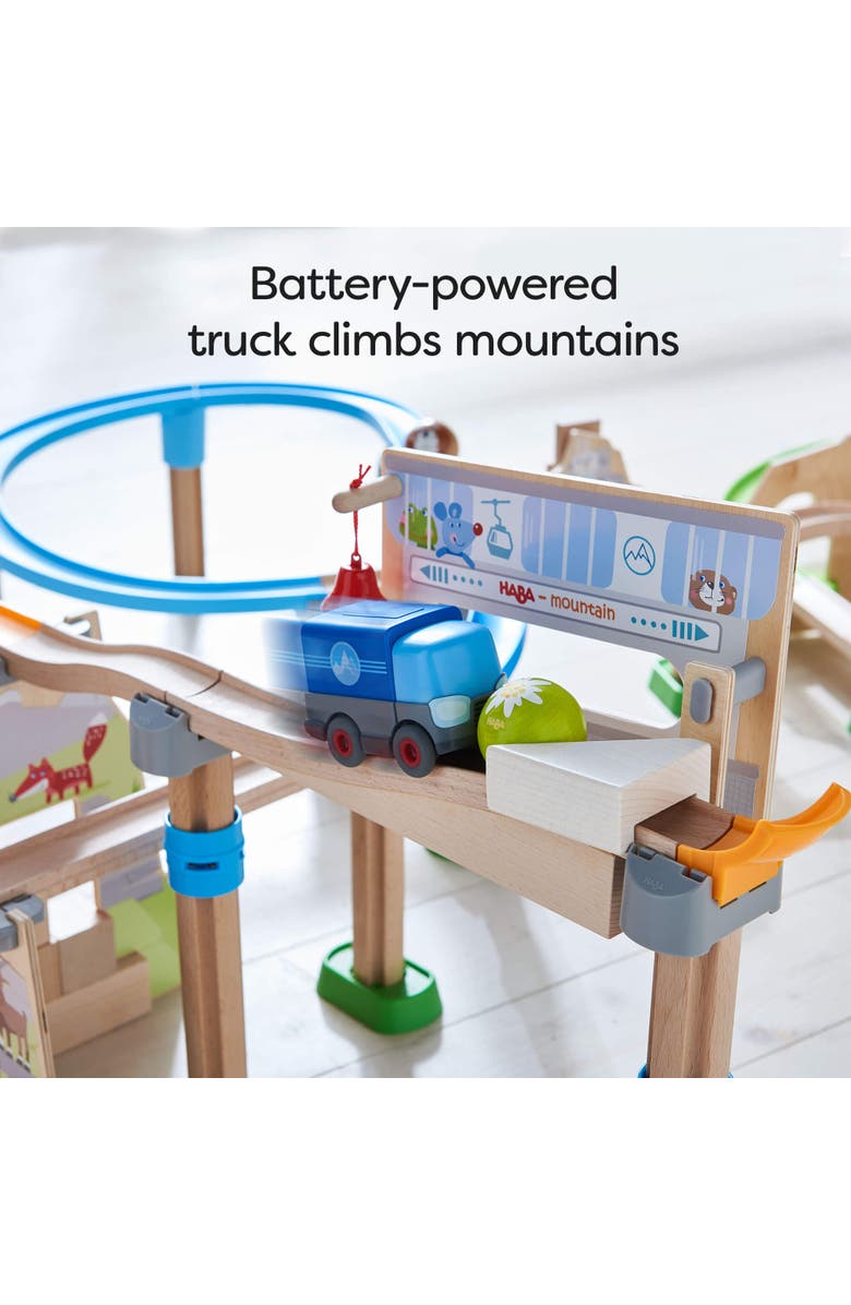 HABA Kullerbu Mountain Adventure Ball Track Ultimate Marble Run Set & Building Toys for Kids Age 3-8, Montessori STEM Learning & Educational Toys, Alternate, color, Multi