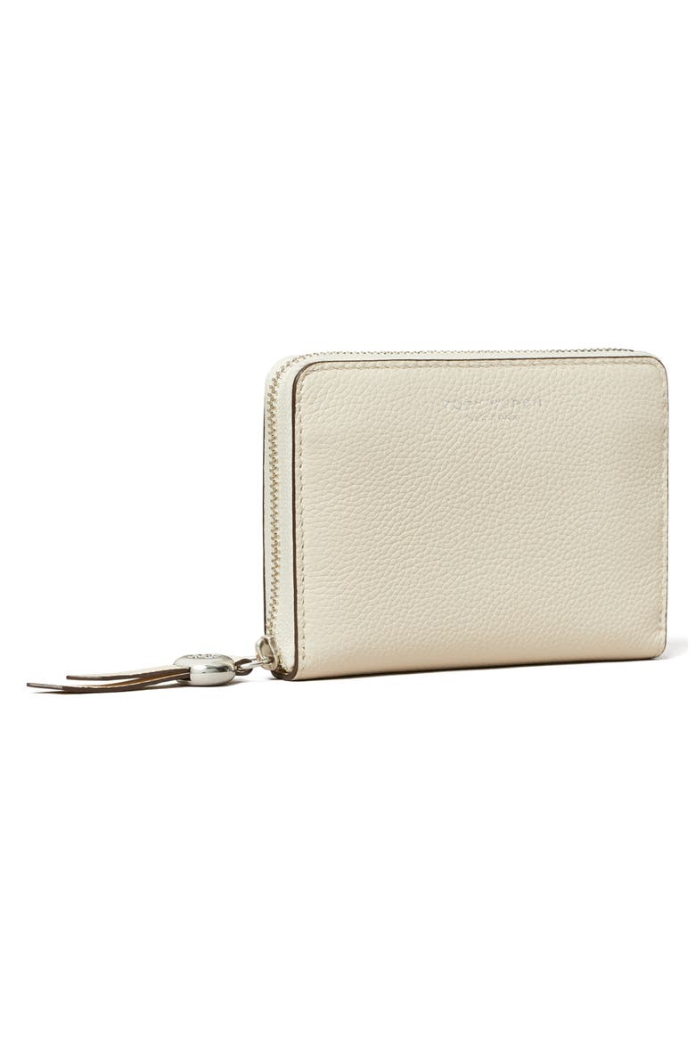 Medium Zip Around Wallet, Alternate, color, LIGHT CREAM