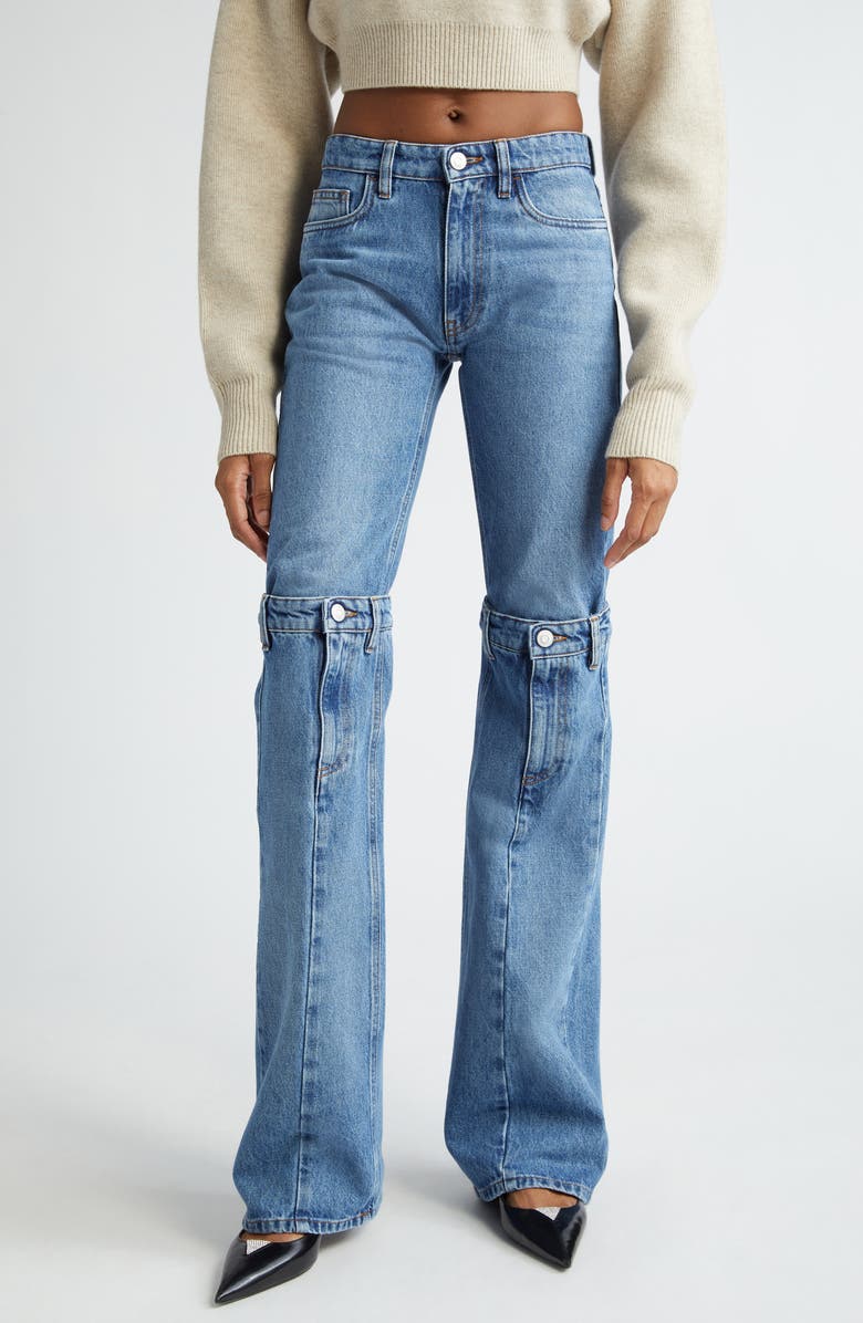 Coperni Open Knee Denim Jeans, Main, color, 