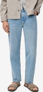 MANGO Moby Straight Fit Cotton Jeans