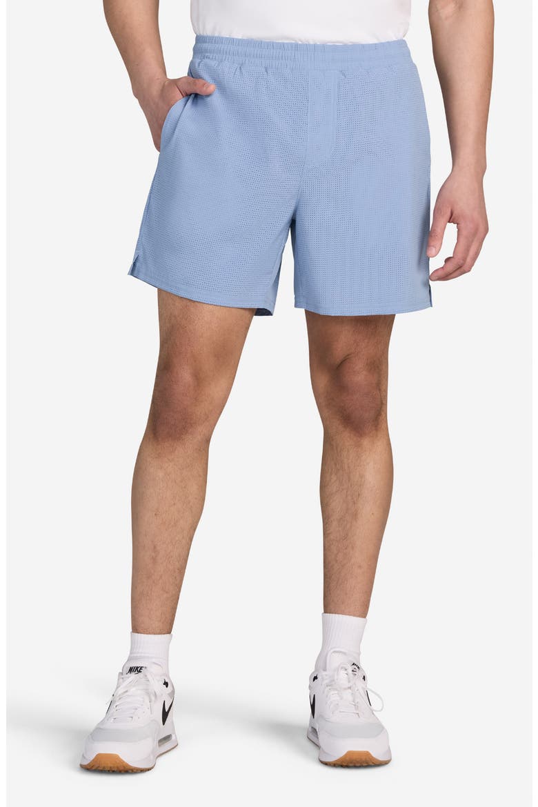 Range 6-Inch Layered Golf Shorts, Main, color, RAIN WASHED