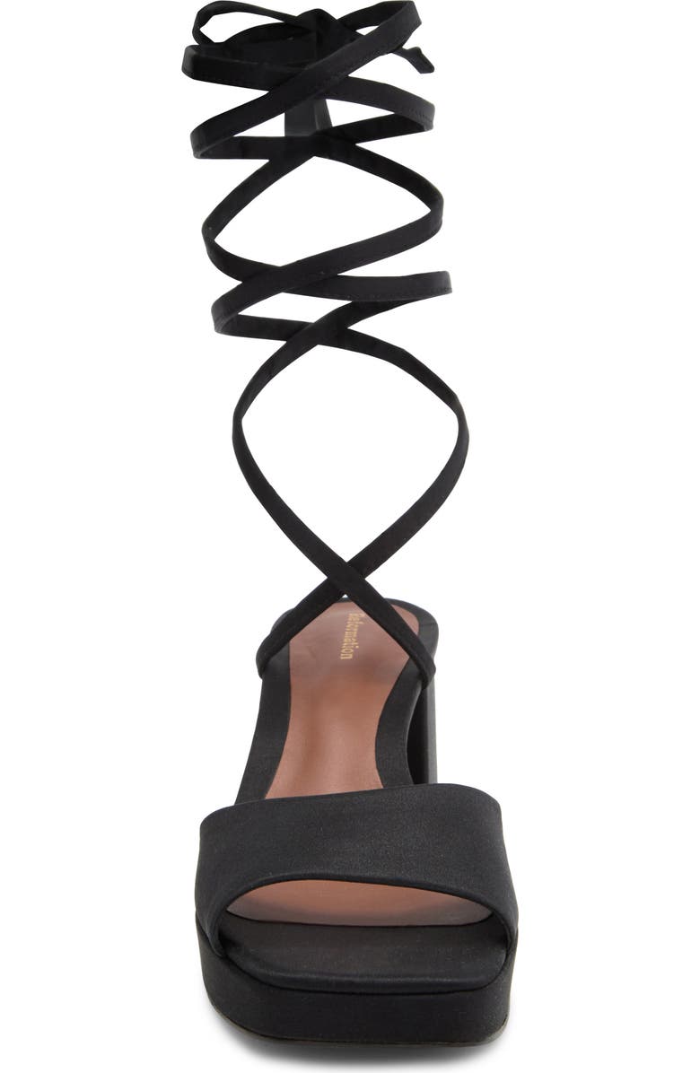 Reformation Magda Ankle Tie Platform Sandal, Alternate, color,