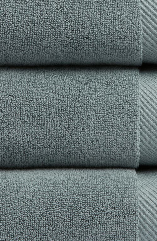 Nordstrom Organic Hydrocotton Set Of 4 Bath Towels $140 Value In Blue