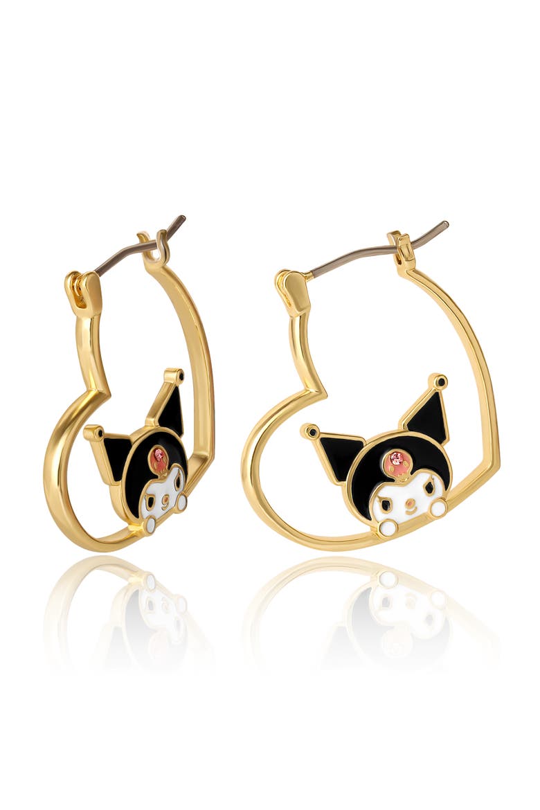 Gold-Tone Flash-Plated Earrings, Main, color, Gold