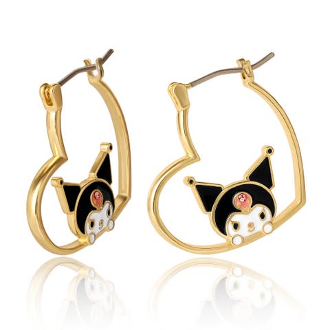 Gold-Tone Flash-Plated Earrings