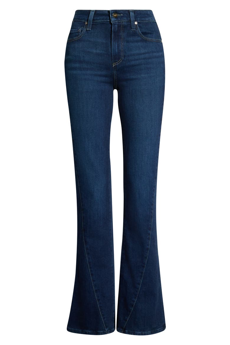 Laurel Canyon High Waist Flare Jeans, Main, color, BERLIN