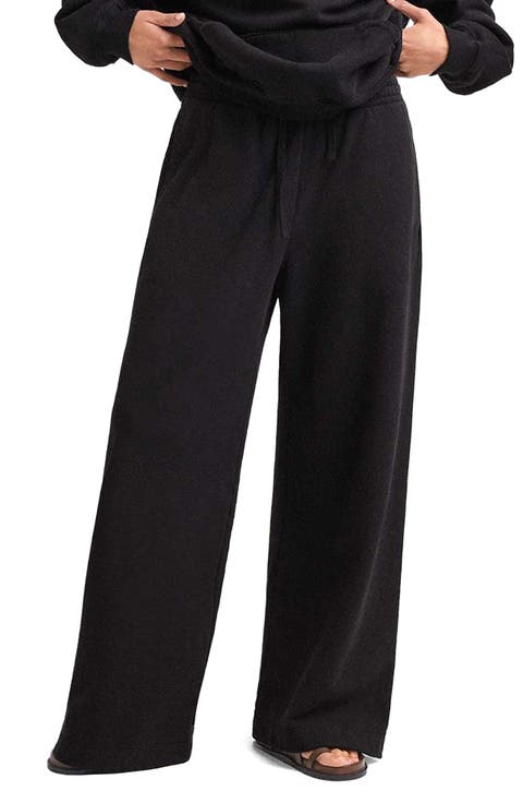 Dawn Classic Cotton Wide Leg Sweatpants