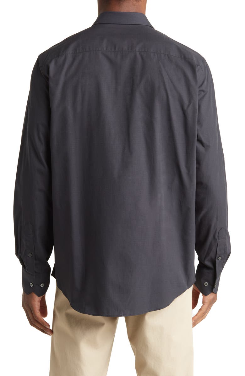 Bugatchi Regular Fit Cotton Button-Up Shirt, Alternate, color, 