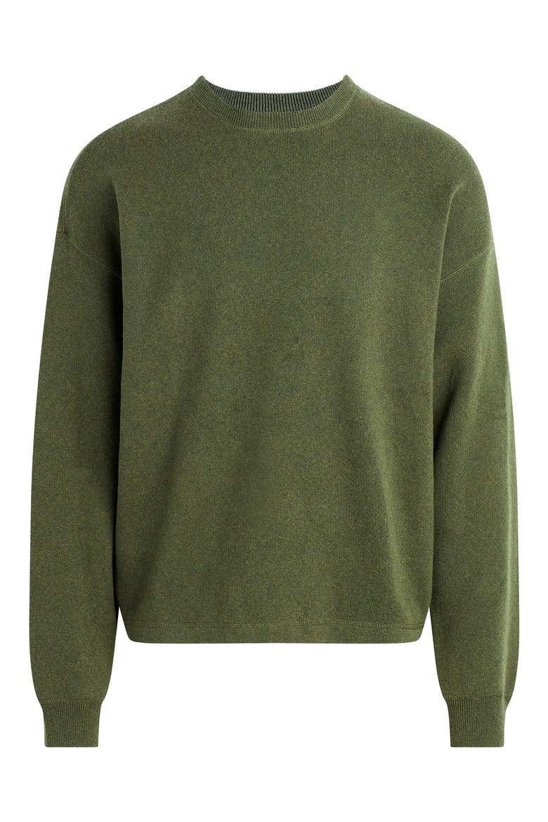 Cotton & Cashmere Crewneck Sweater, Alternate, color, RICH PINE