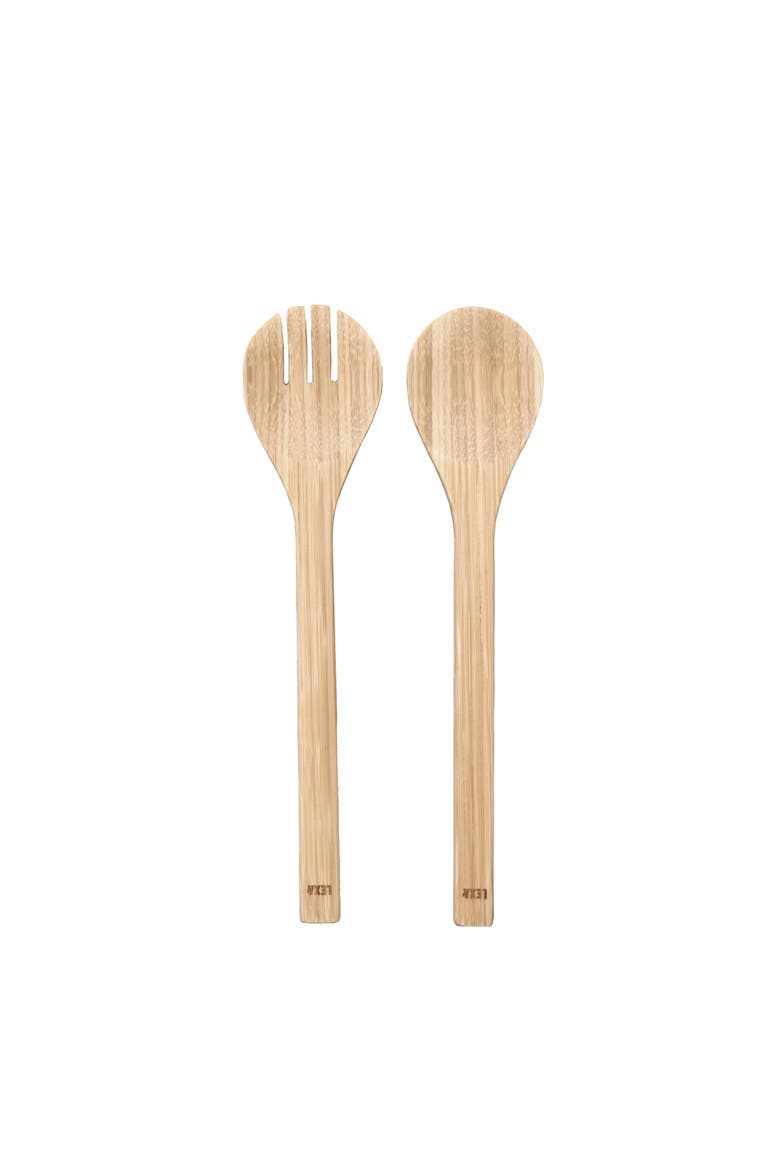 Salad Utensil Set, 12 Inch, Main, color, Natural